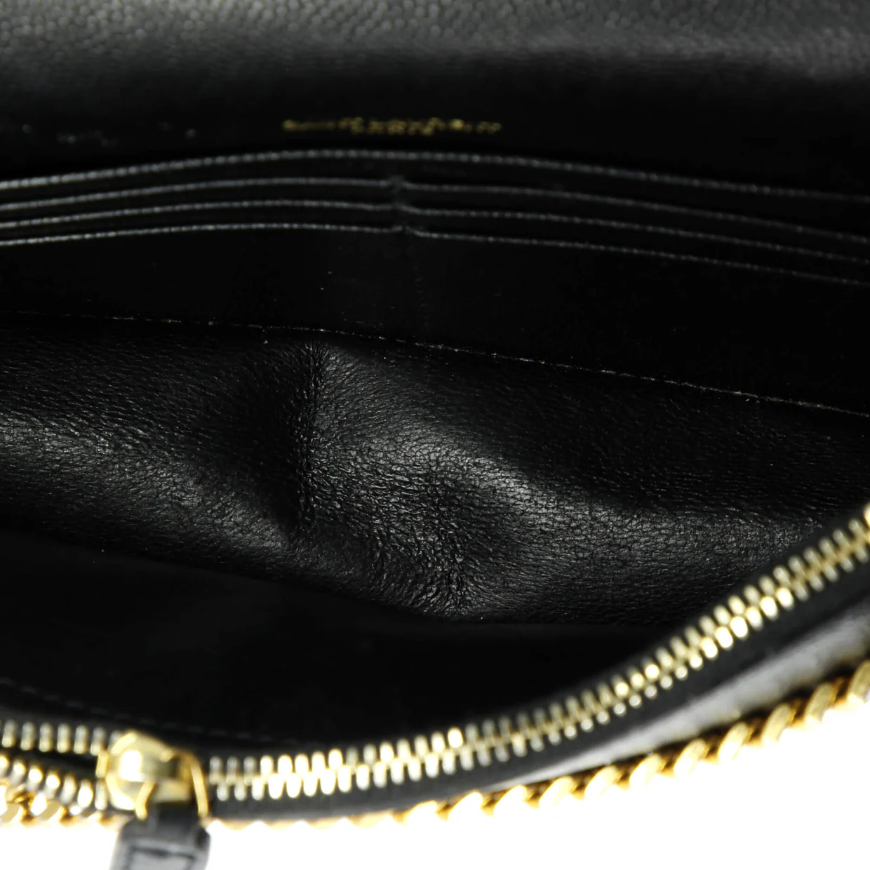 Classic Monogram Tassel Crossbody Bag Grainy Leather Small - Deep Luxury