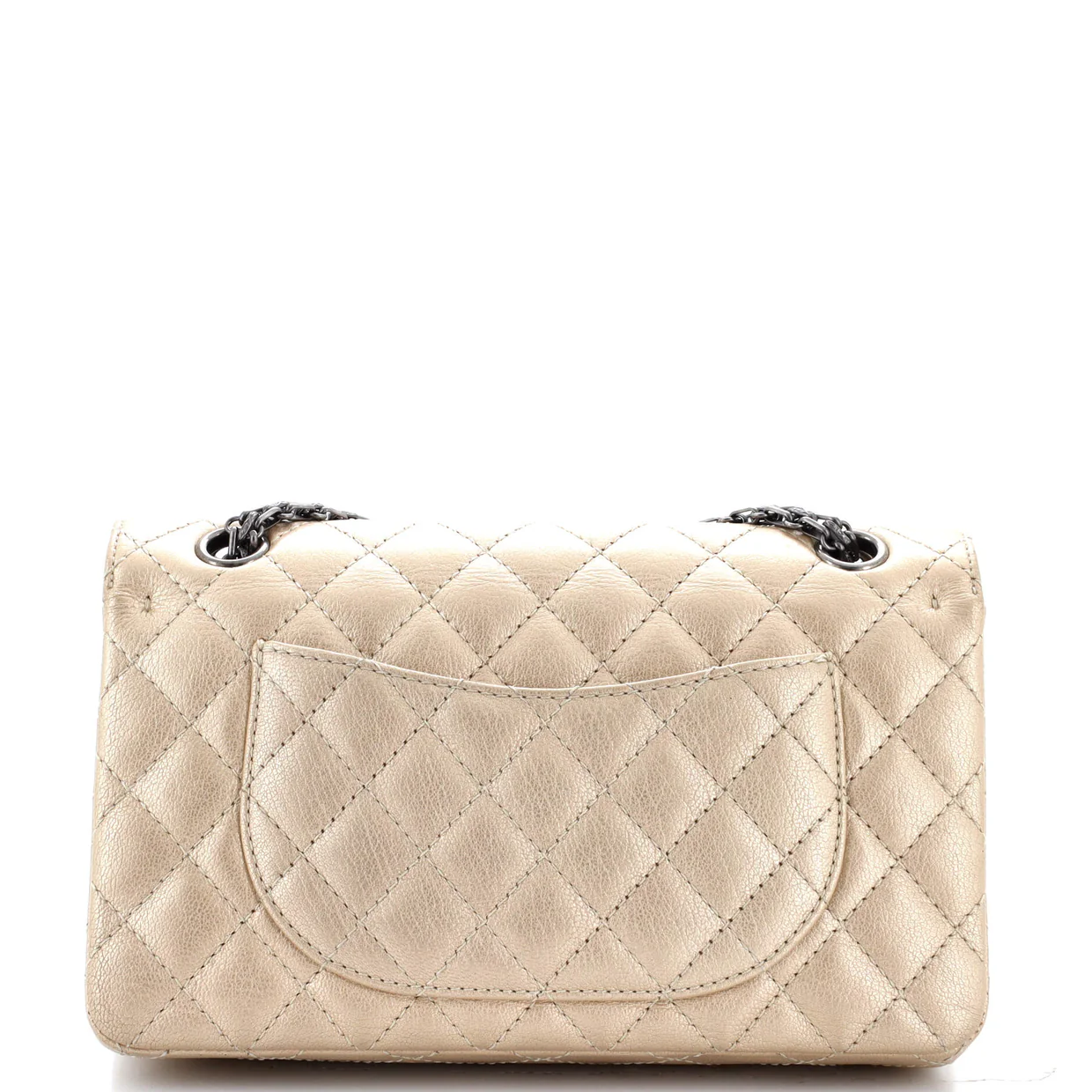 Reissue 2.55 Flap Bag Quilted Metallic Calfskin 225 - Deep Luxury