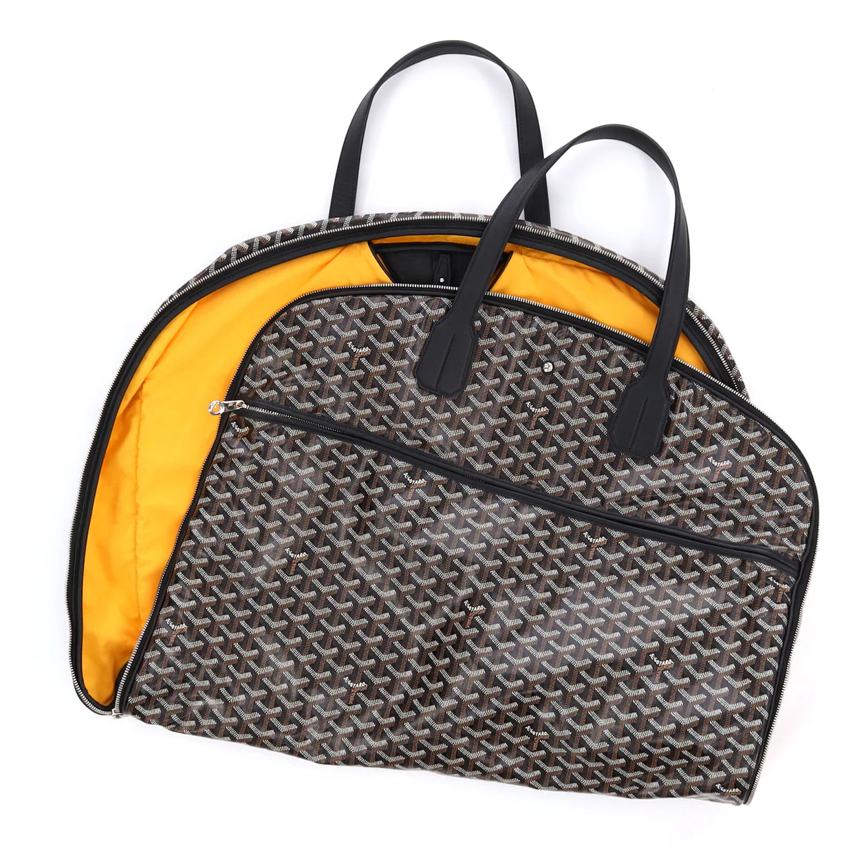 Mayfair Garment Bag Coated Canvas - Deep Luxury
