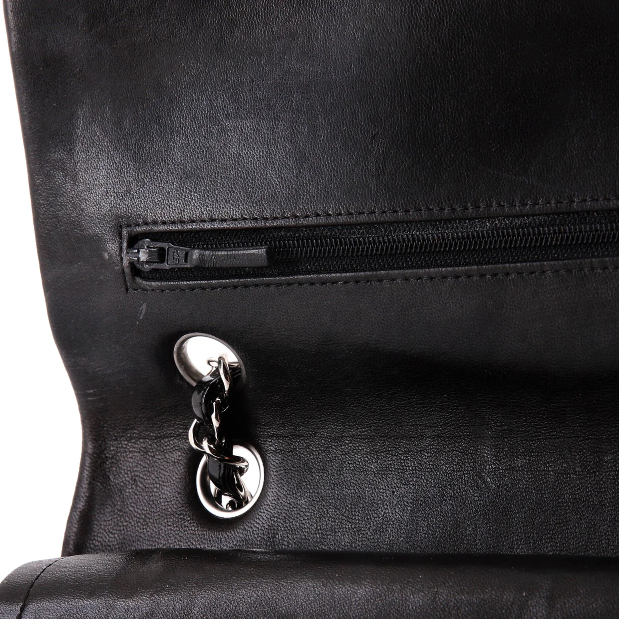 Classic Double Flap Bag Quilted Patent Medium - Deep Luxury