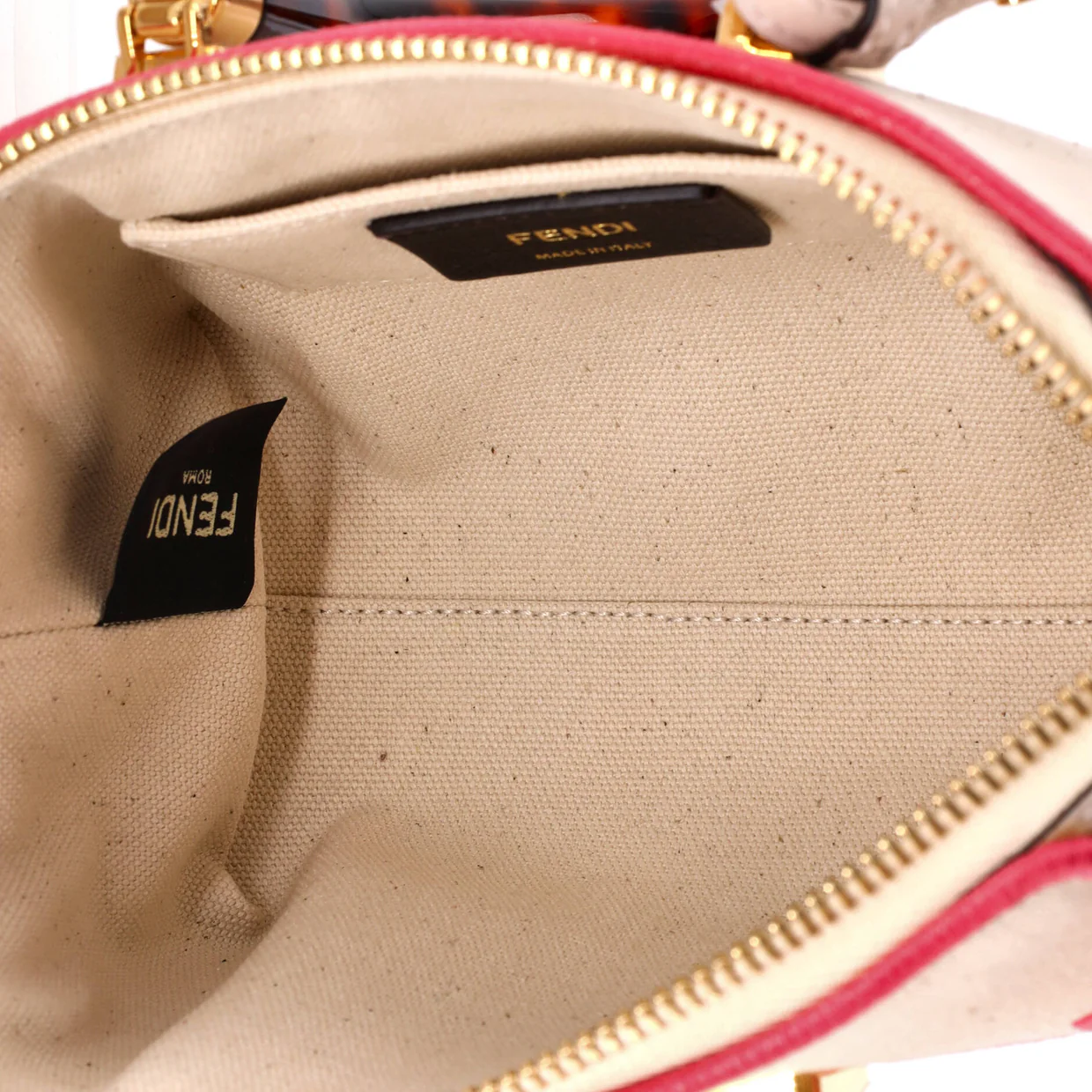 Logo By The Way Top Handle Bag Embroidered Canvas Mini - Deep Luxury