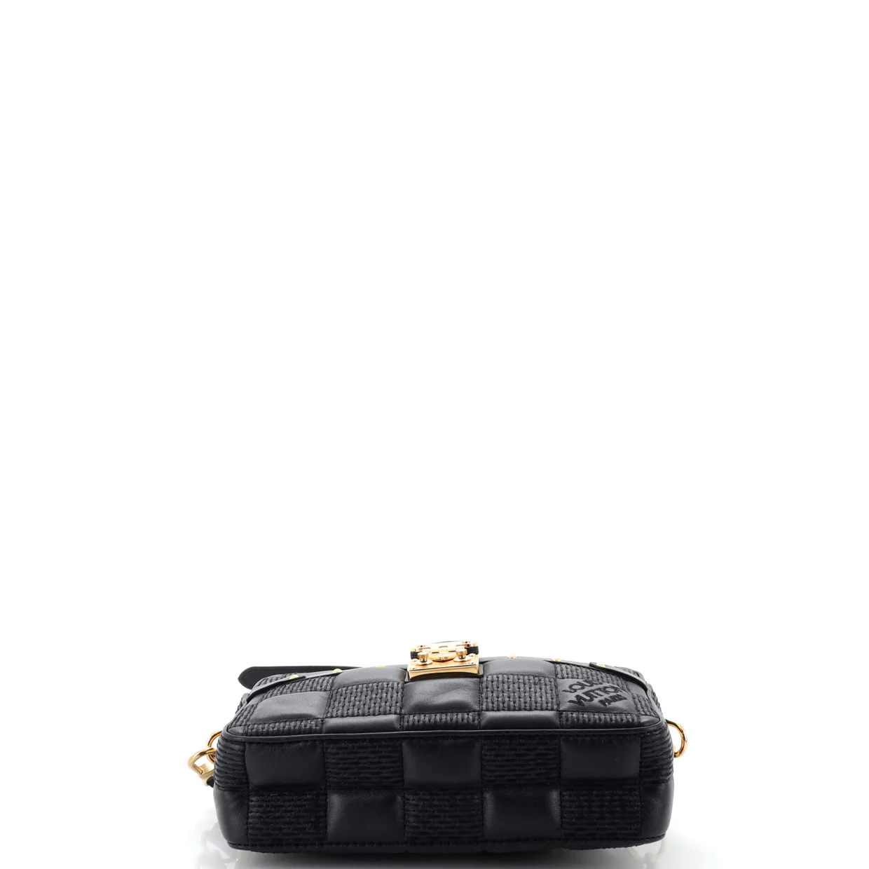 Troca Handbag Damier Quilted Lambskin PM - Deep Luxury