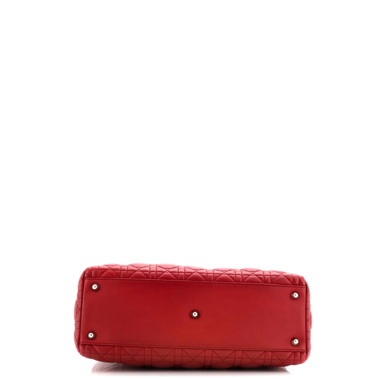 Lady Dior Bag Cannage Quilt Lambskin Large - Deep Luxury