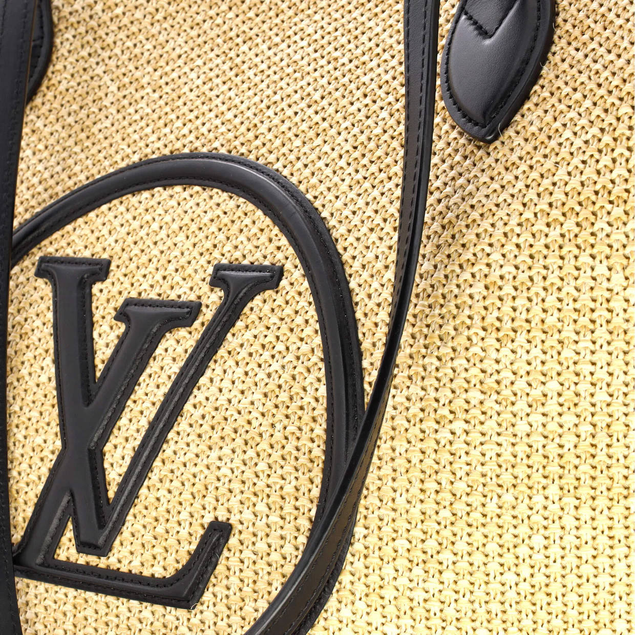 Saint Jacques NM Handbag Raffia and Leather - Deep Luxury