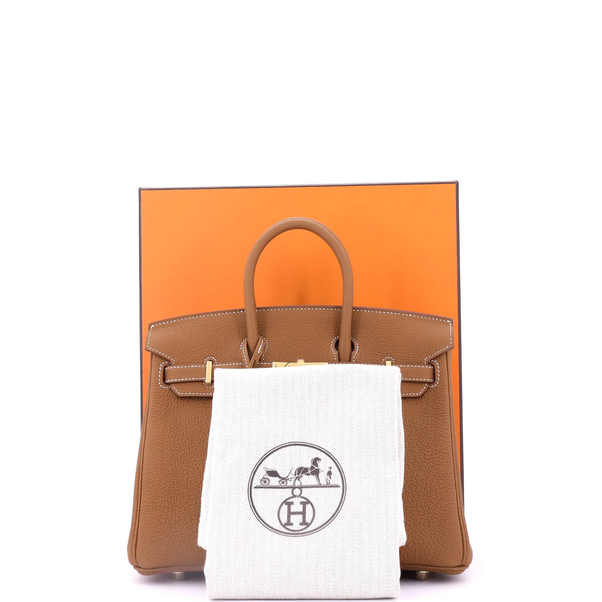 Birkin Handbag Gold Togo with Gold Hardware 25 - Deep Luxury