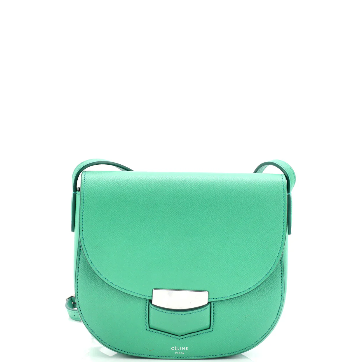 Trotteur Crossbody Bag Grainy Leather Small - Deep Luxury