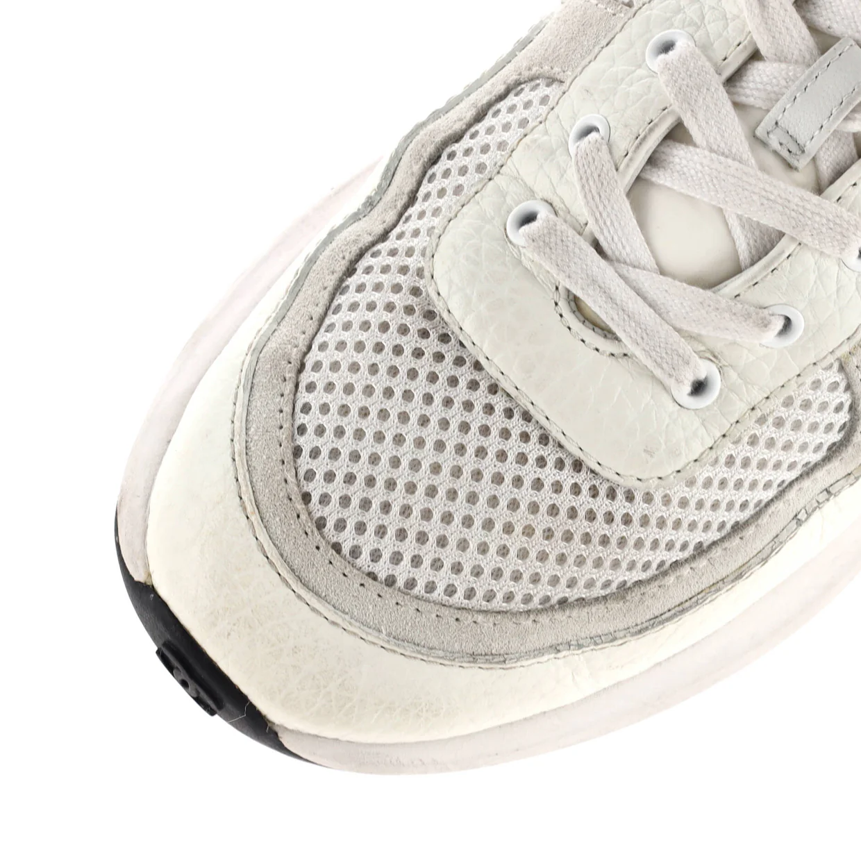 Women's CC Low-Top Sneakers Leather and Mesh - Deep Luxury
