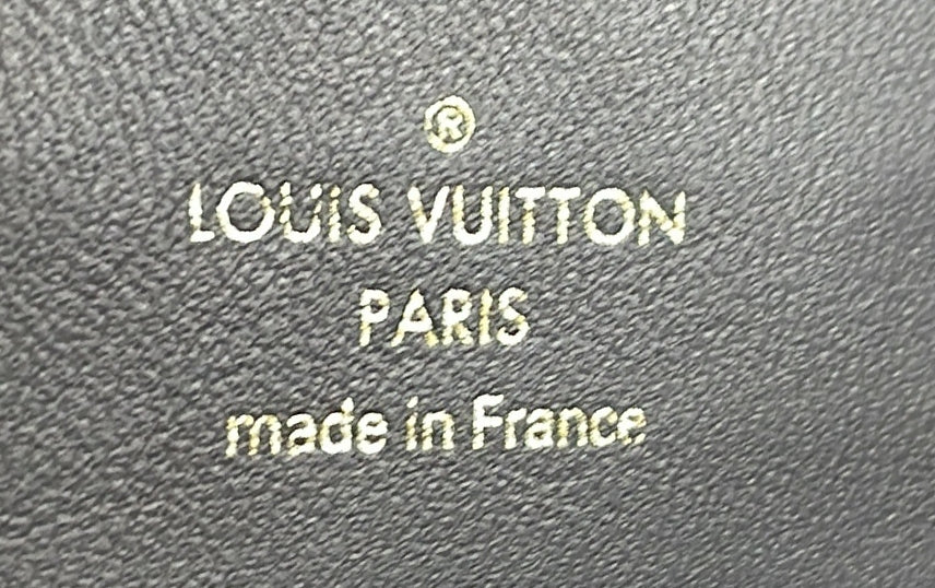 Lou Wallet Monogram Embossed Lambskin - Deep Luxury