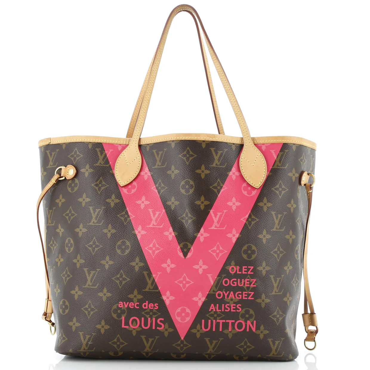 Neverfull NM Tote Limited Edition V Monogram Canvas MM - Deep Luxury