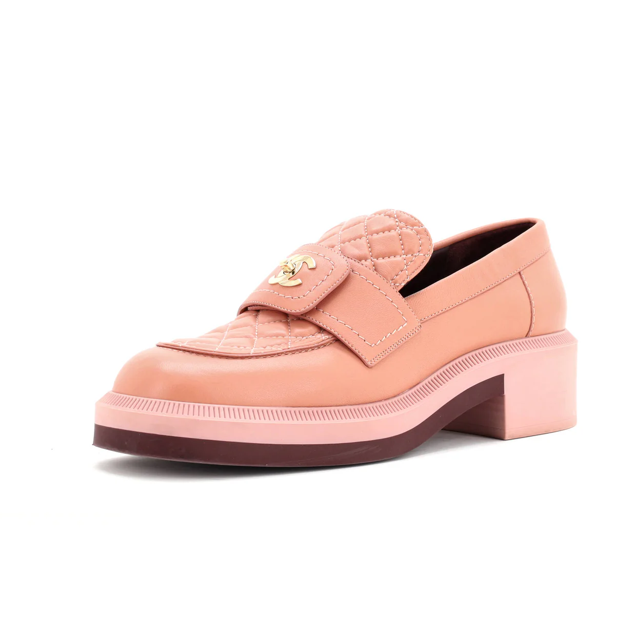 Women's CC Loafers Quilted Leather - Deep Luxury