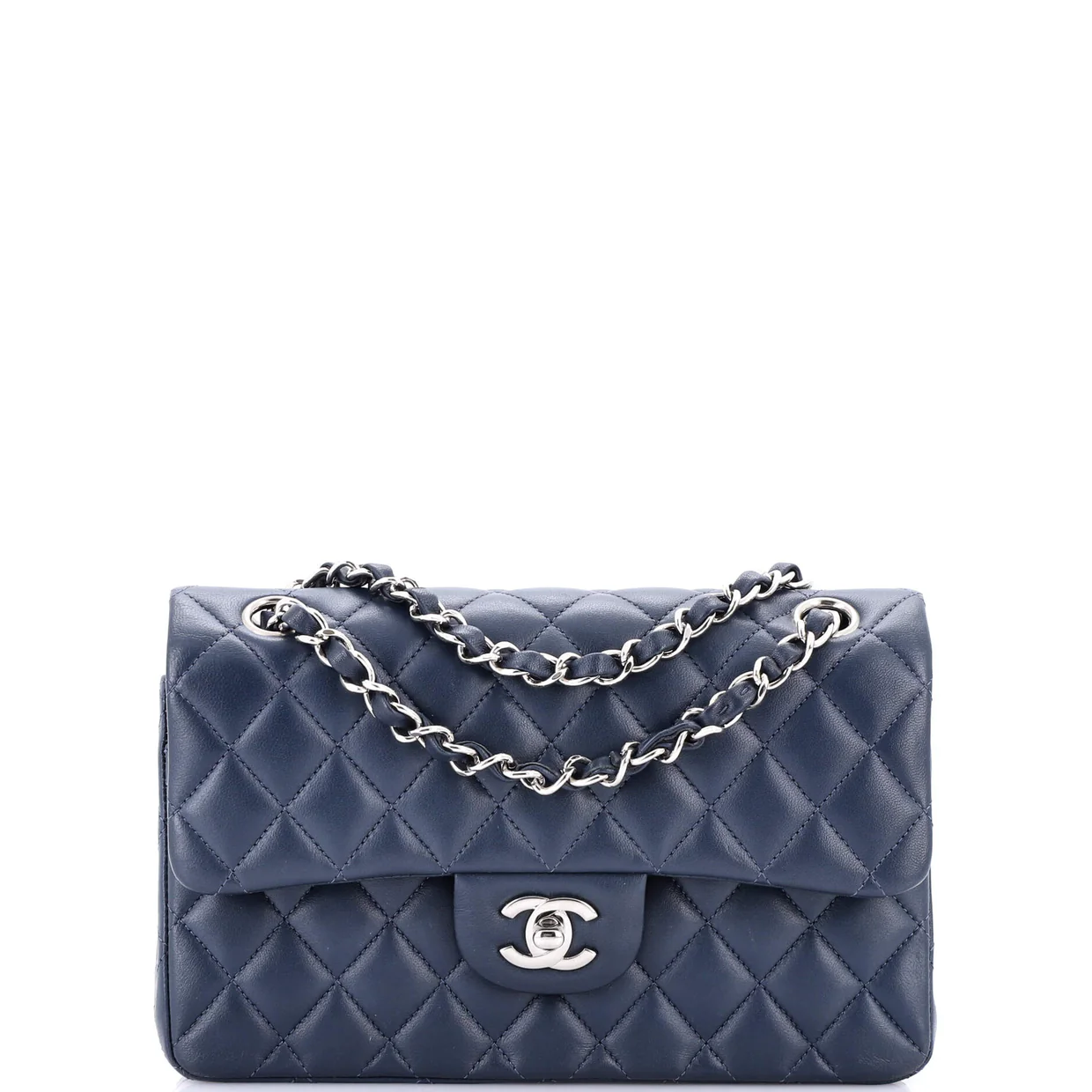 Classic Double Flap Bag Quilted Lambskin Small - Deep Luxury