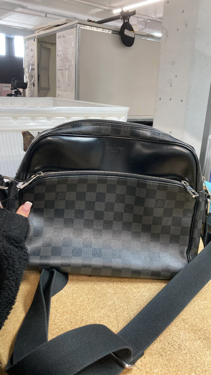 Dayton Reporter Bag Damier Graphite PM - Deep Luxury