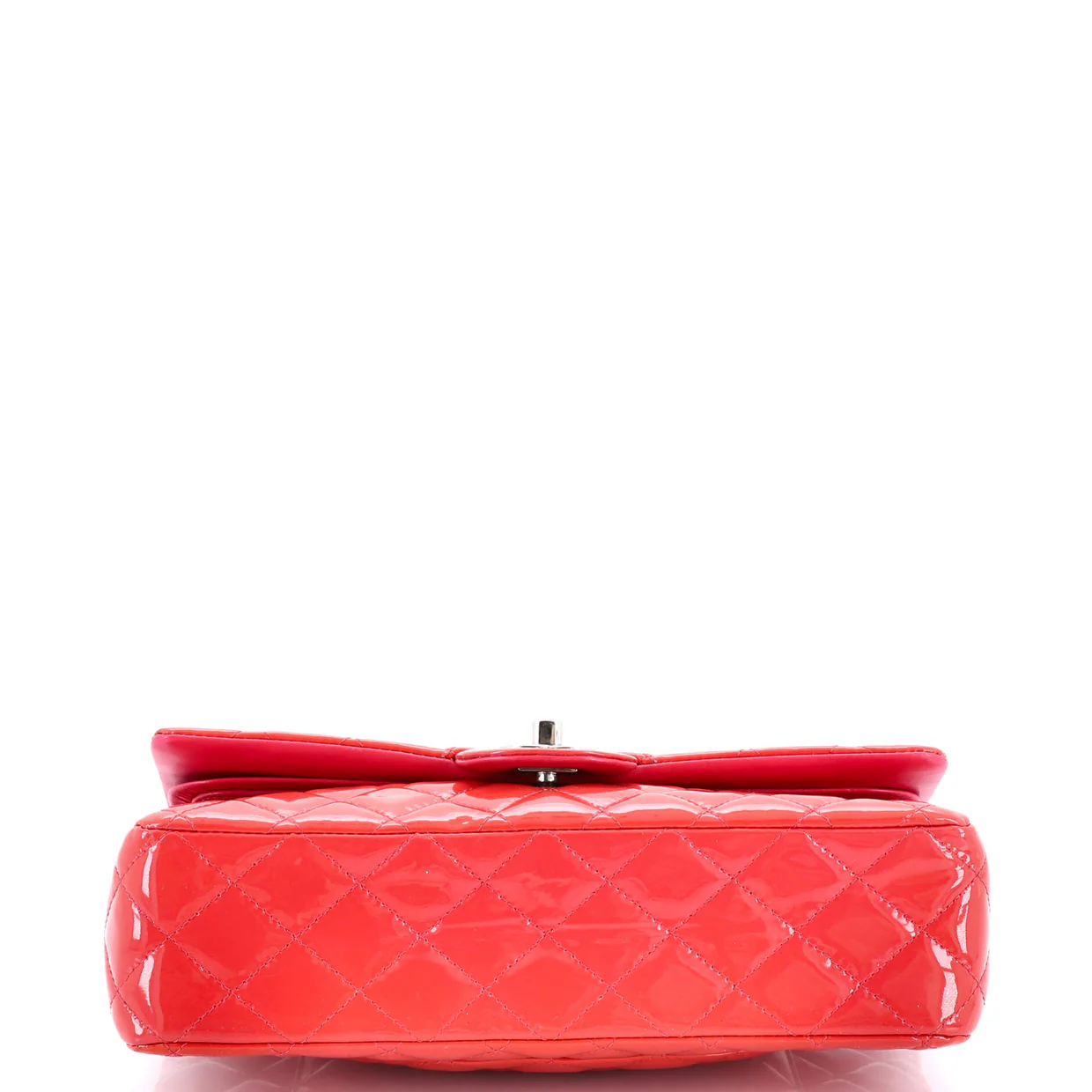 Classic Double Flap Bag Quilted Patent Medium - Deep Luxury