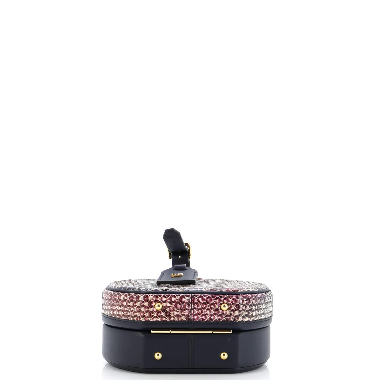 Petite Boite Chapeau Bag Leather and Python - Deep Luxury