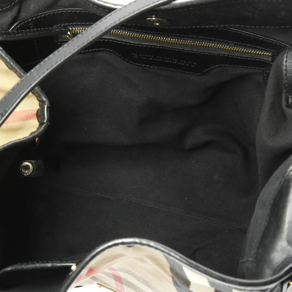 Canterbury Tote House Check Canvas Small - Deep Luxury