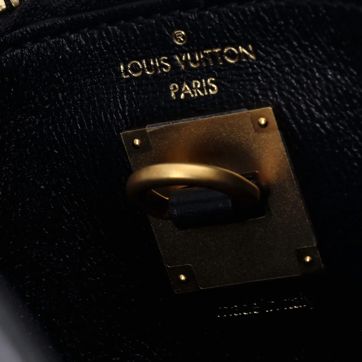 City Steamer Handbag Gravity Gold Calfskin and Leather PM - Deep Luxury