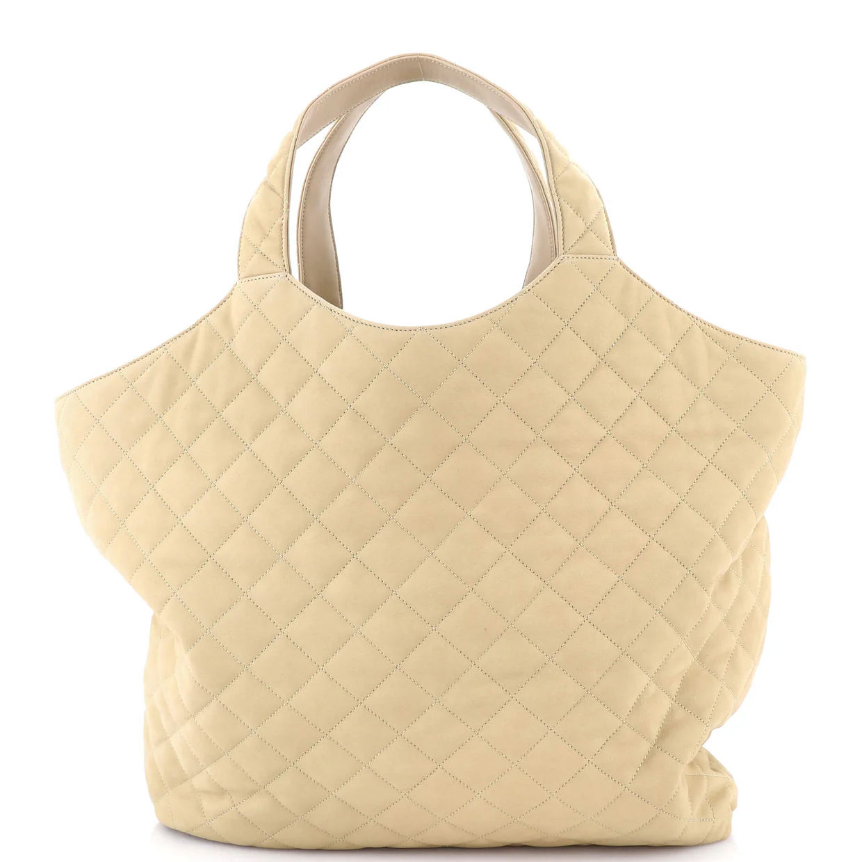 Icare Shopping Tote Quilted Suede Maxi - Deep Luxury