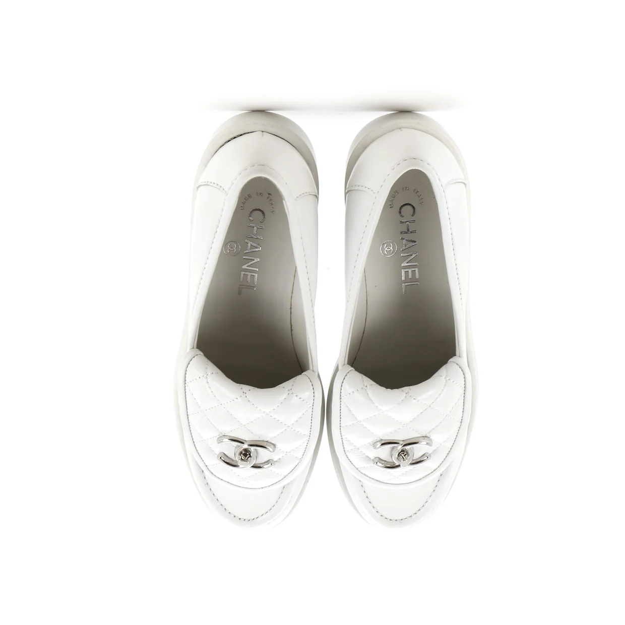Women's CC Loafers Quilted Leather - Deep Luxury