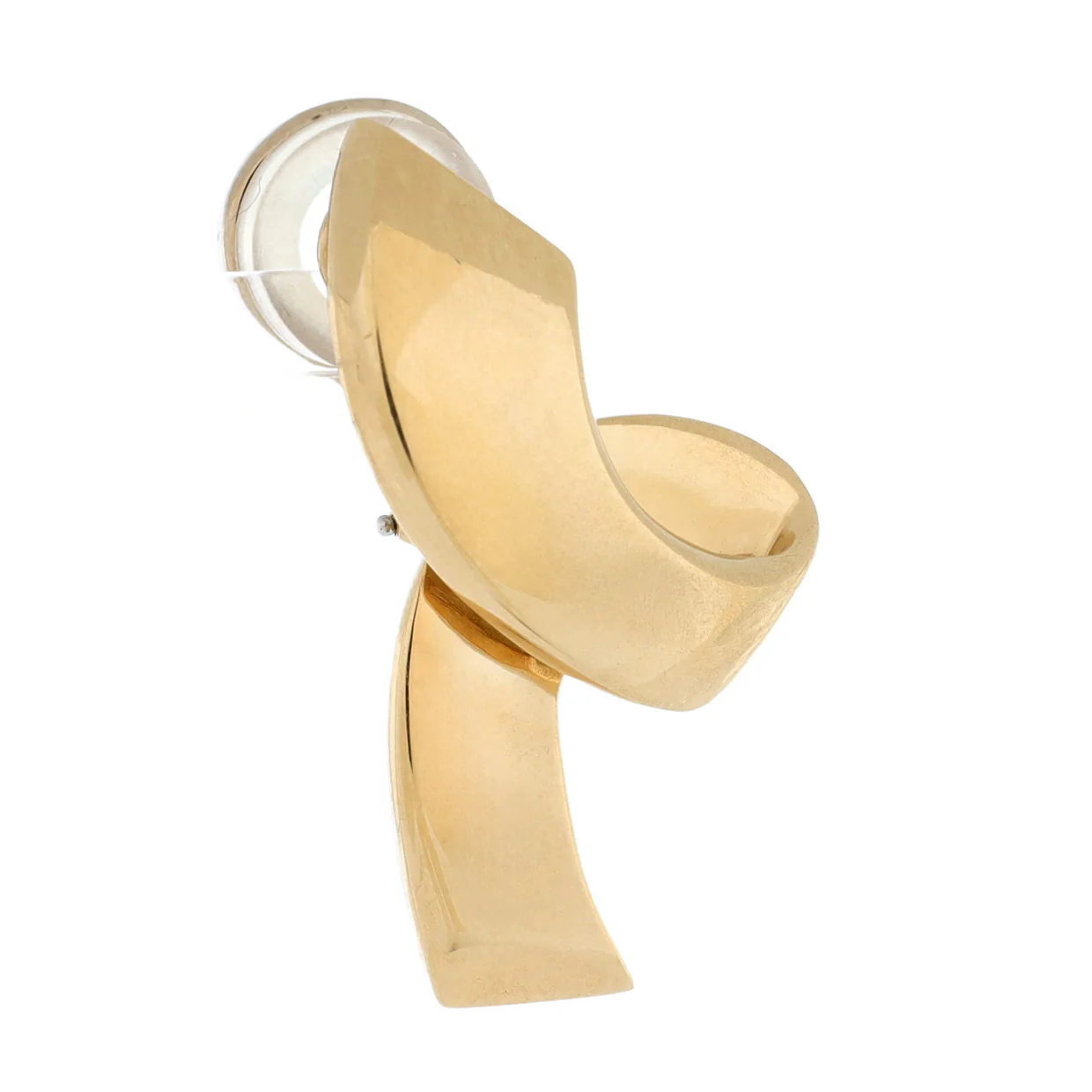 Paloma Picasso Ribbon Earrings 18K Yellow Gold Large - Deep Luxury