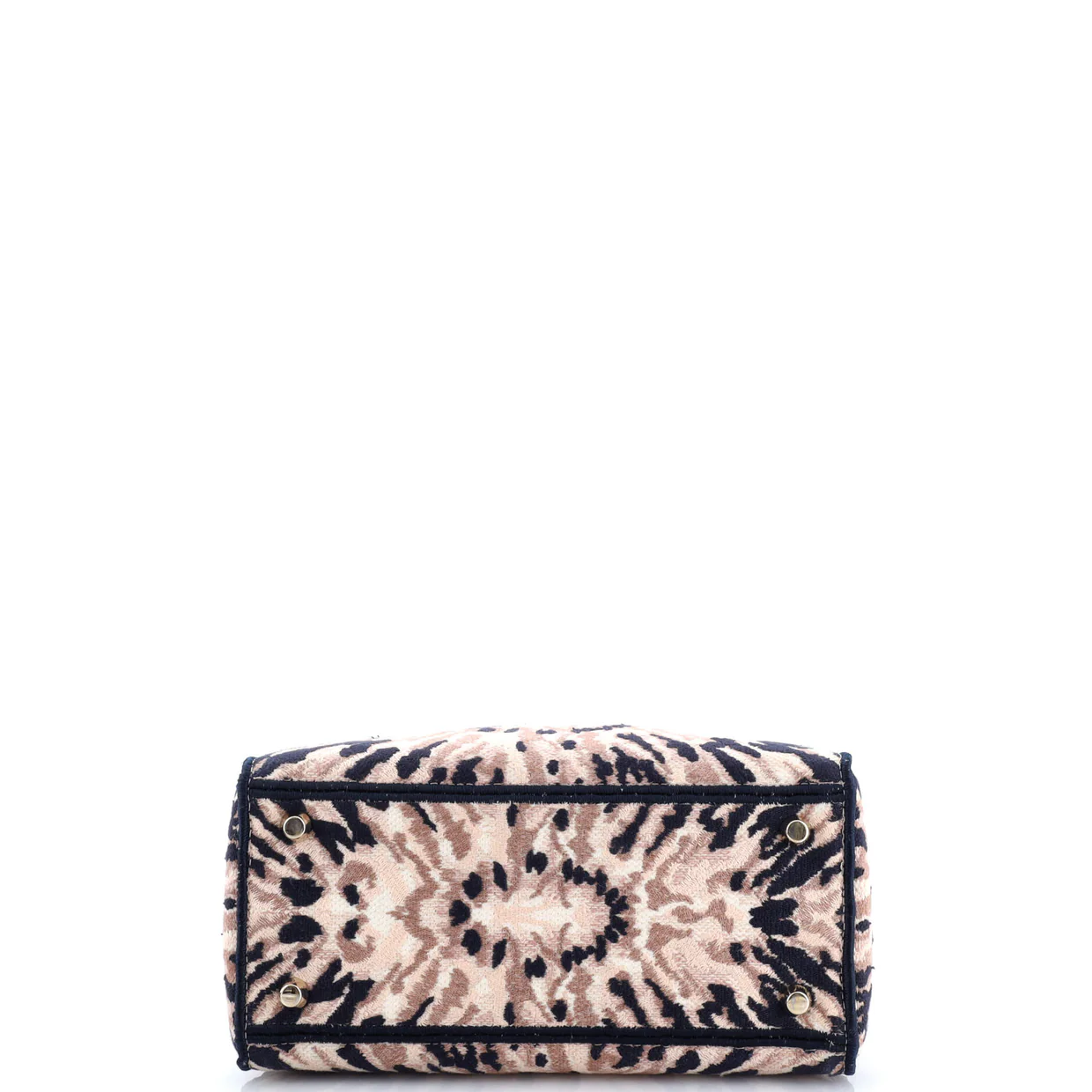 Lady D-Lite Bag Embroidered Canvas Medium - Deep Luxury