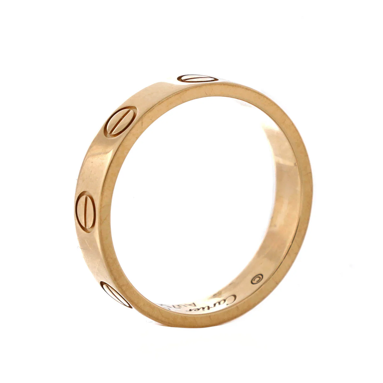 Love Wedding Band Ring 18K Yellow Gold - Deep Luxury