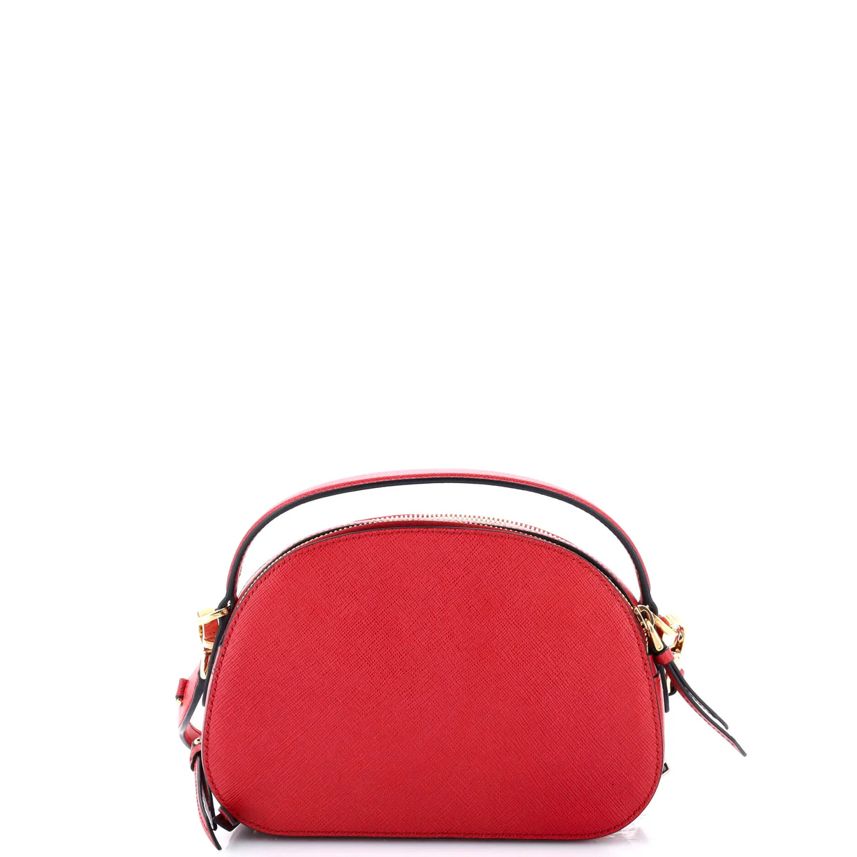Odette Top Handle Bag Saffiano Leather Small - Deep Luxury