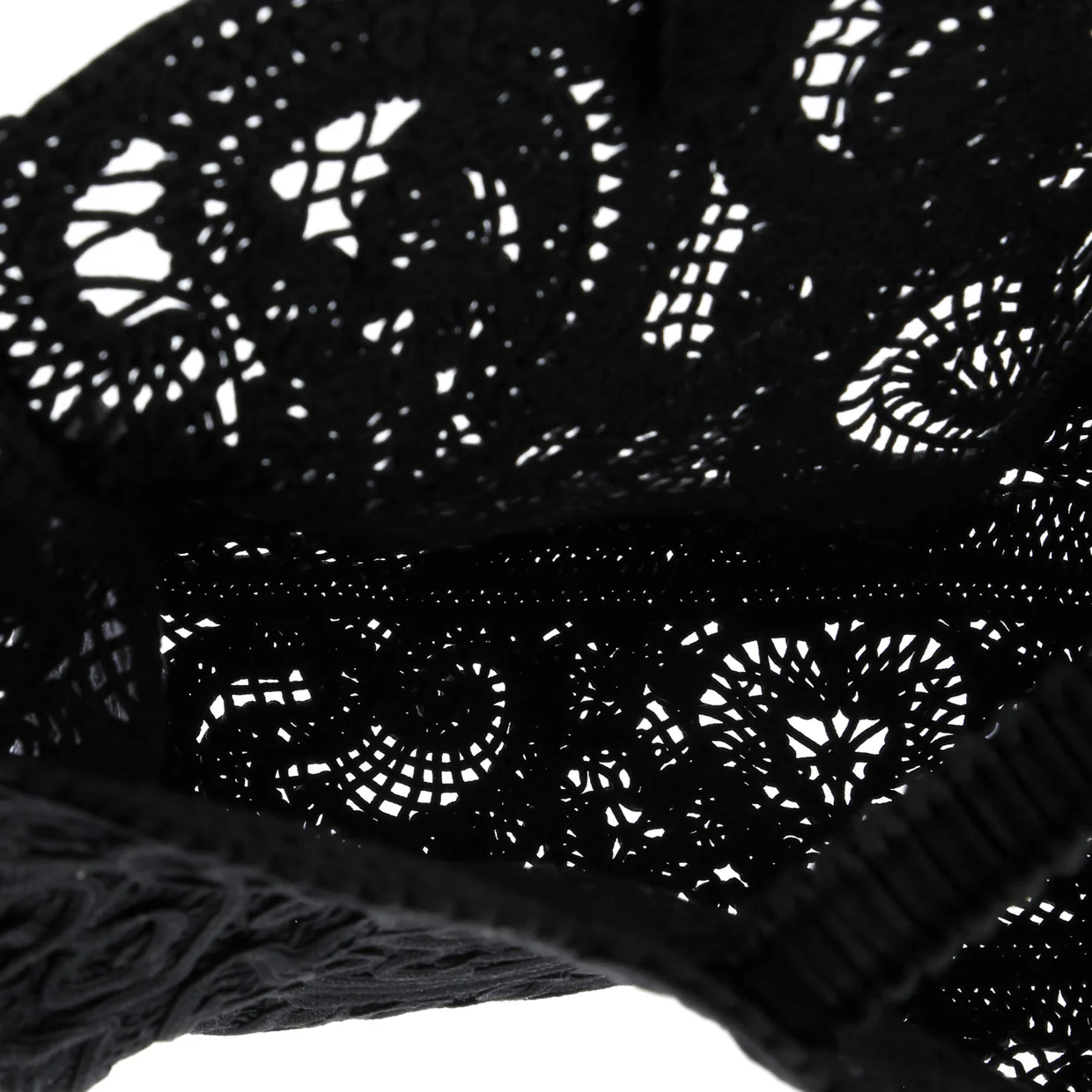 Beatrice Tote Bag Crochet Lace Jacquard Large - Deep Luxury