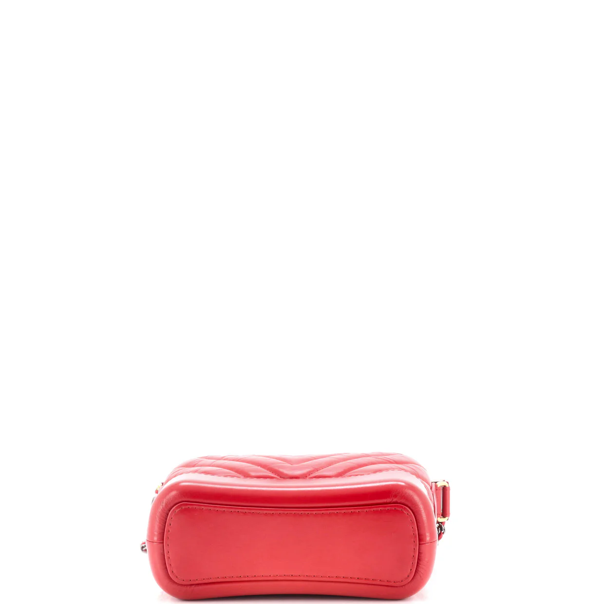 Gabrielle Hobo Chevron Aged Calfskin Small - Deep Luxury