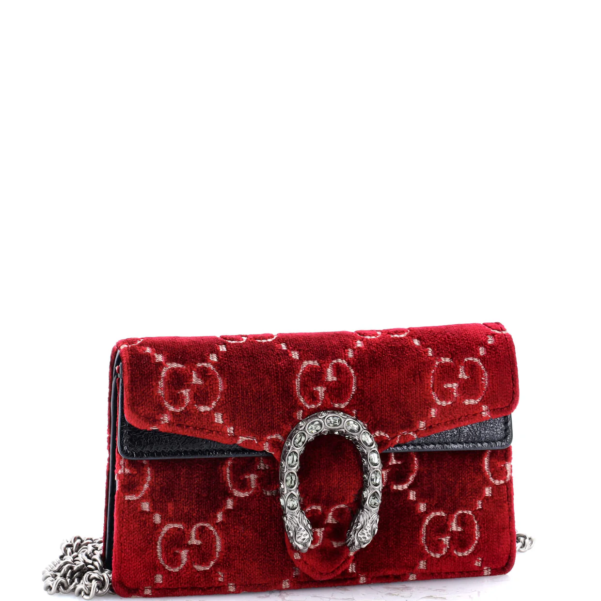 Dionysus Bag GG Velvet Super Mini - Deep Luxury