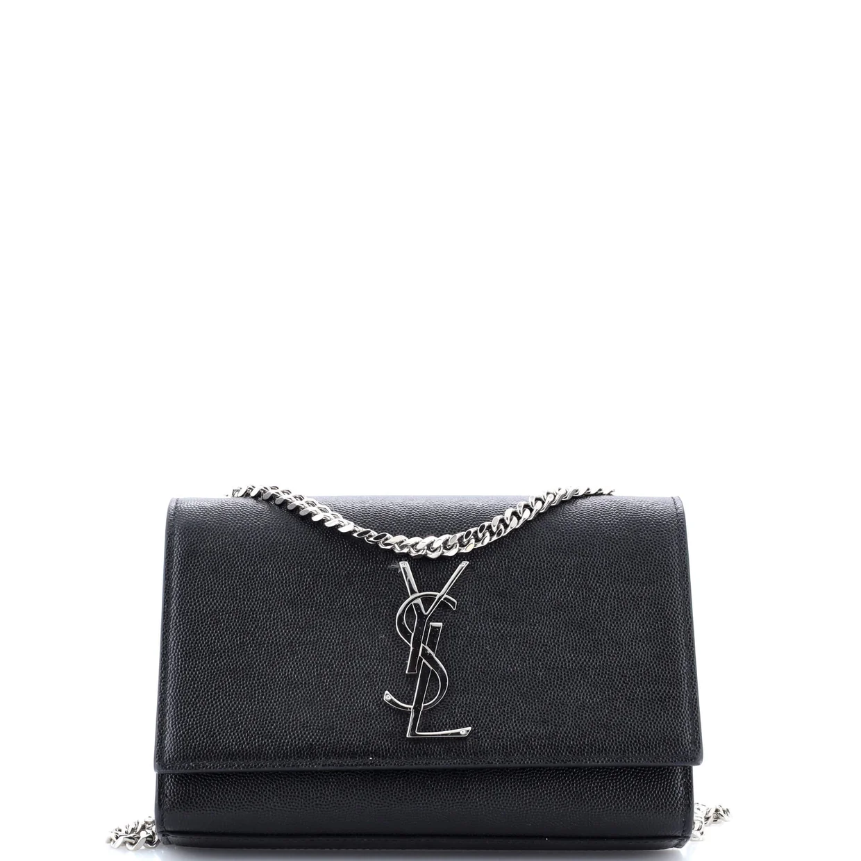Classic Monogram Crossbody Bag Grainy Leather Small - Deep Luxury