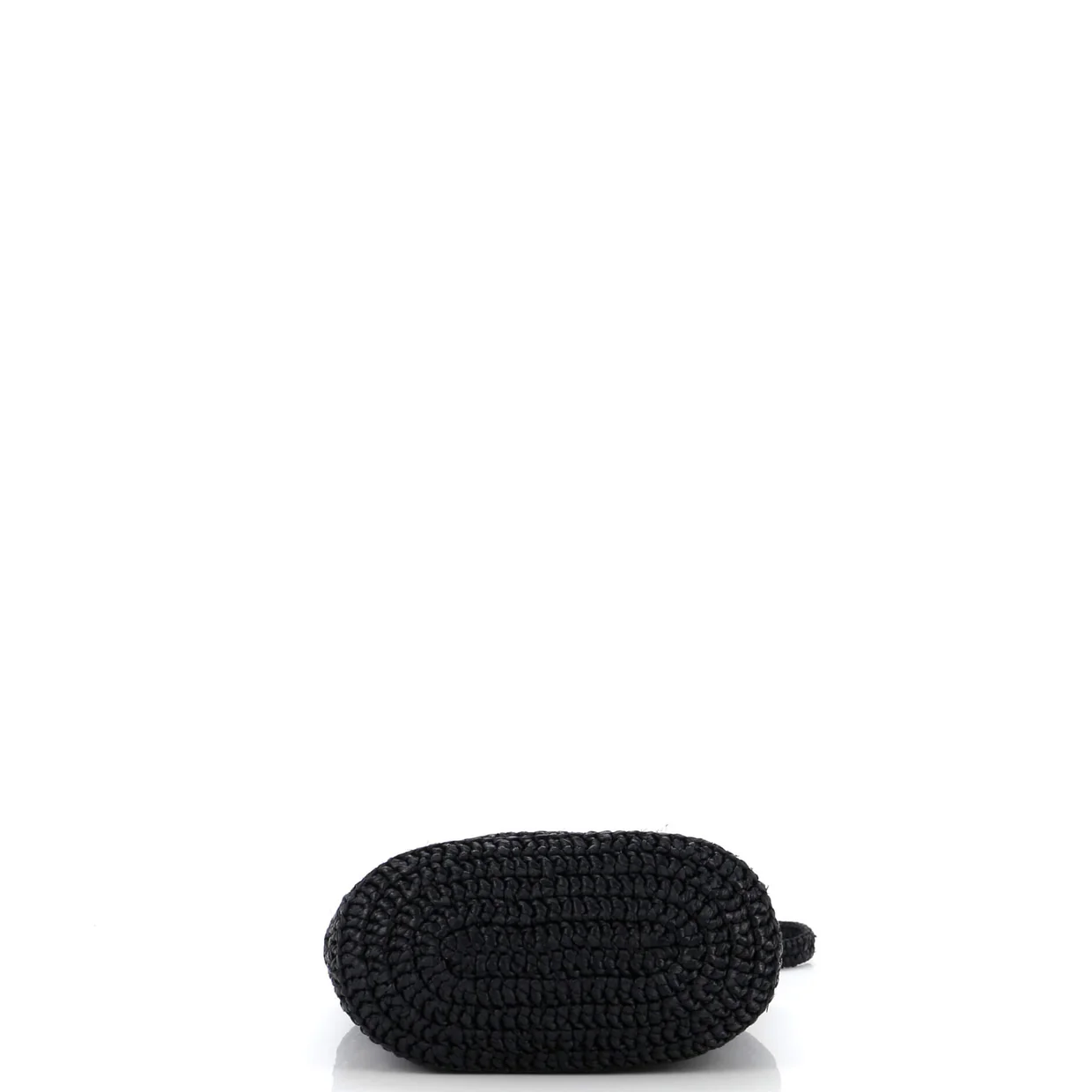 Triangle Logo Tote Raffia Crochet Mini - Deep Luxury