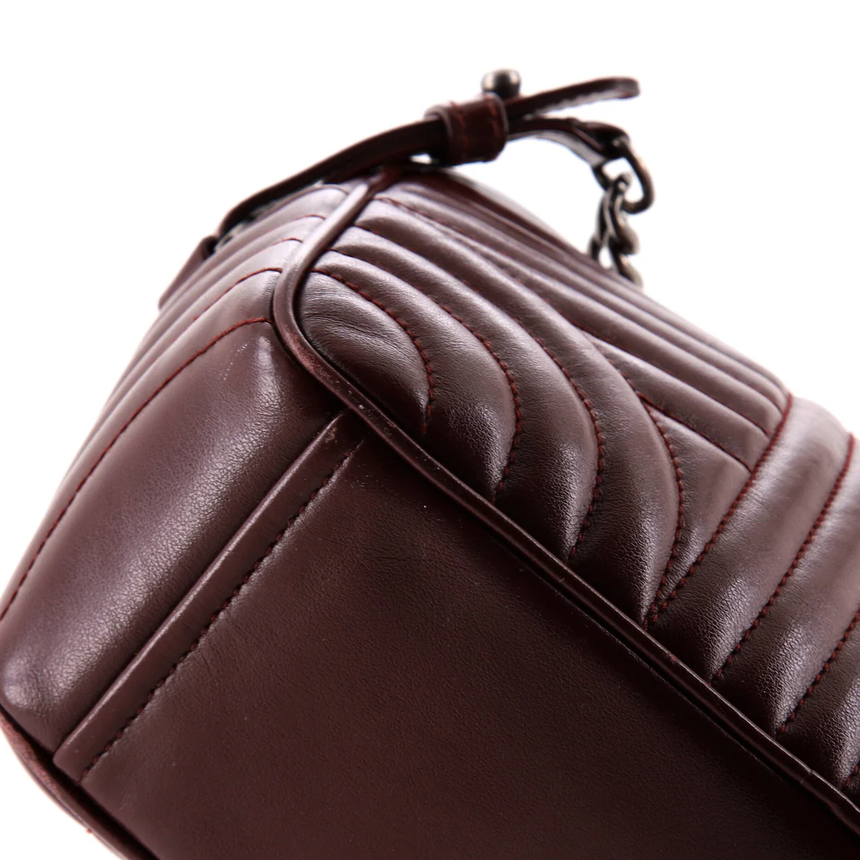 Camera Bag Diagramme Quilted Leather Small - Deep Luxury