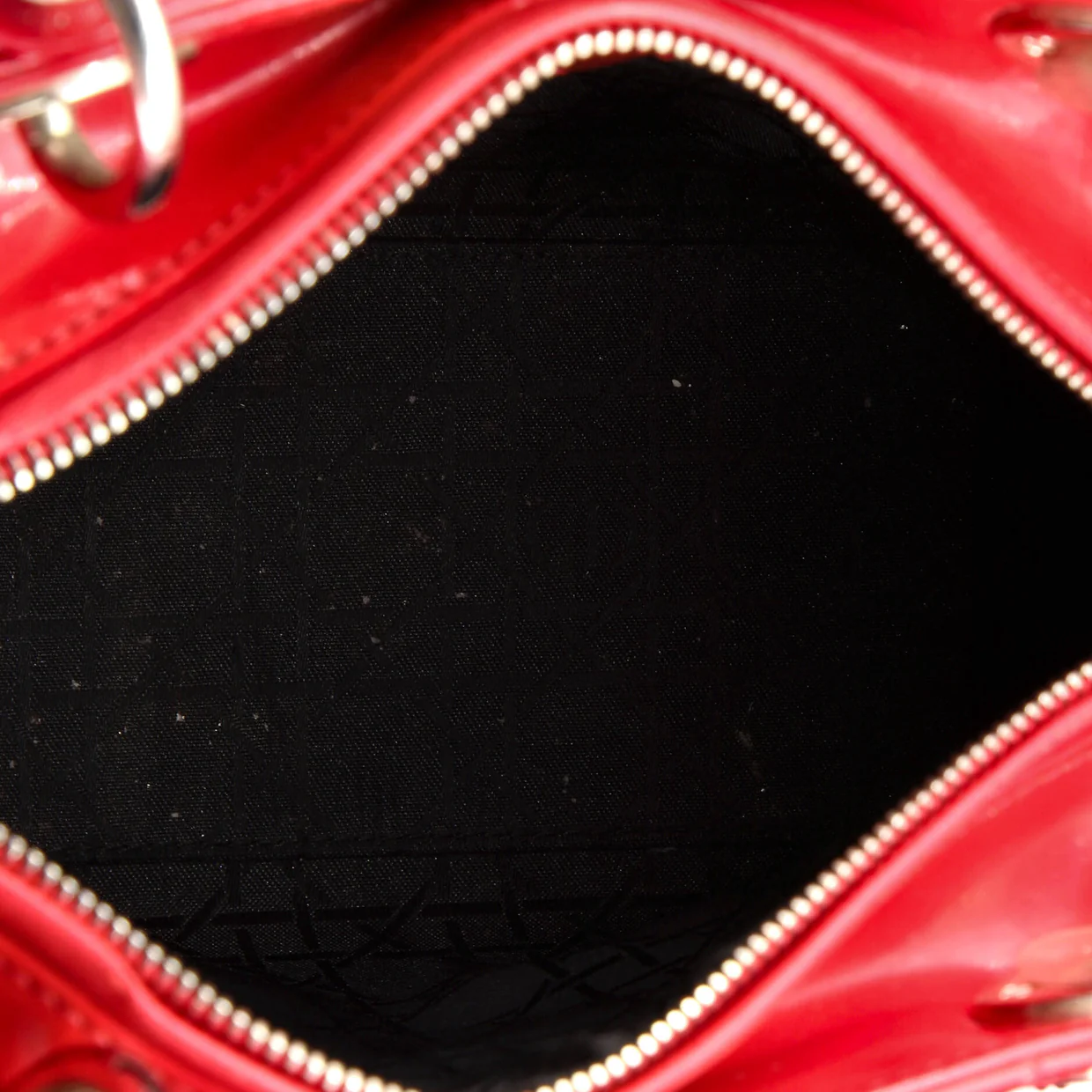 Lady Dior Bag Cannage Quilt Patent Medium - Deep Luxury