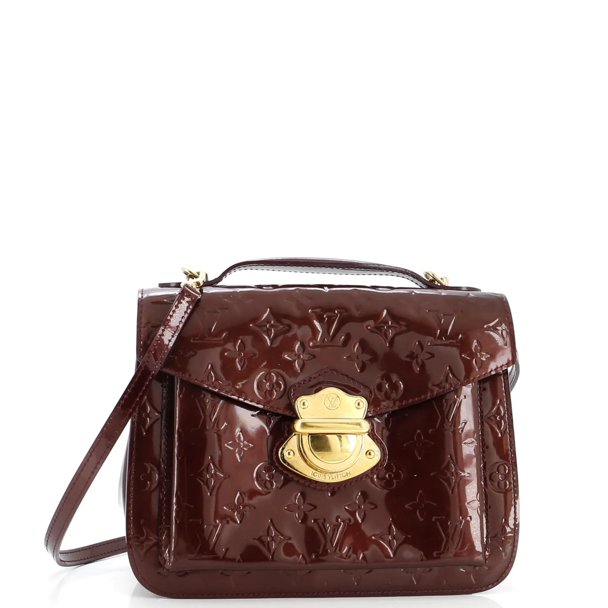 Mirada Handbag Monogram Vernis - Deep Luxury