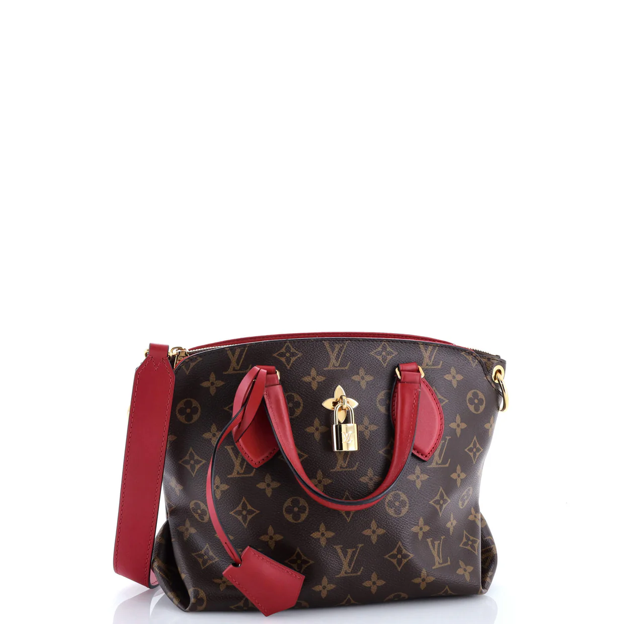 Flower Zipped Tote Monogram Canvas PM - Deep Luxury