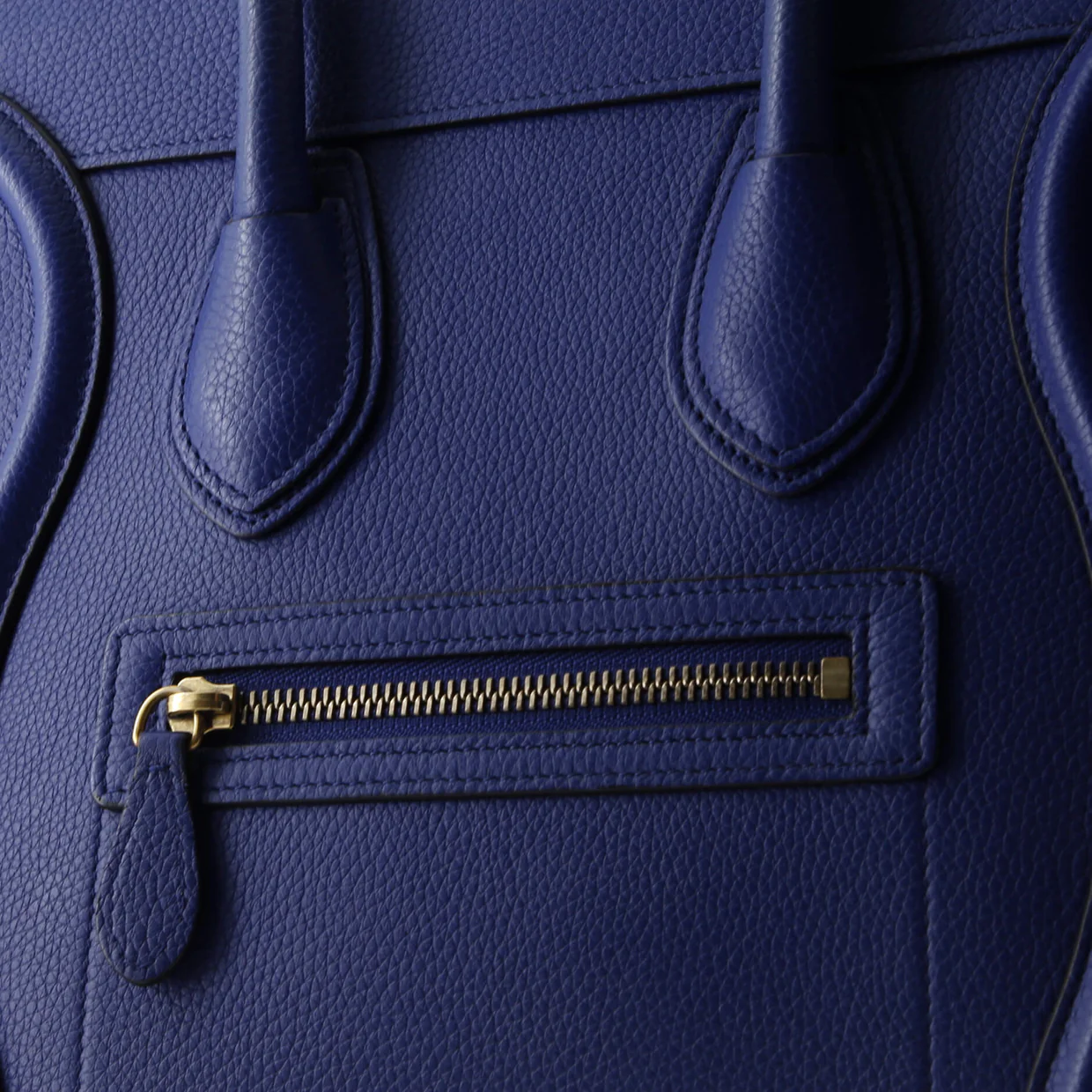 Luggage Bag Grainy Leather Micro - Deep Luxury