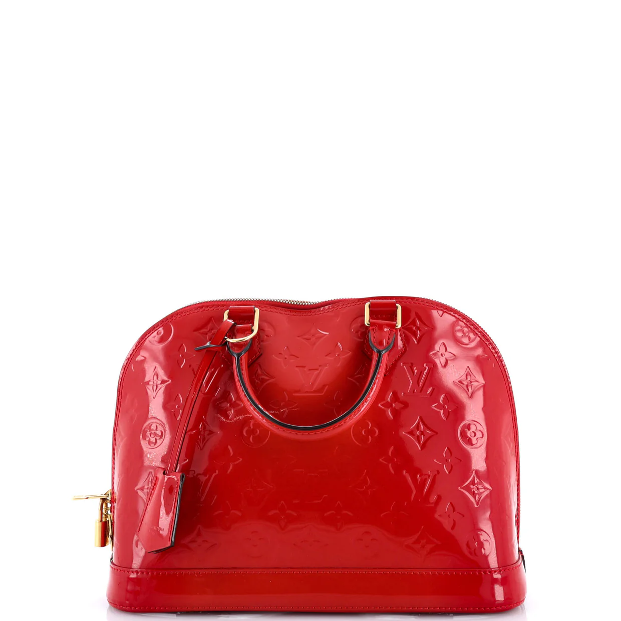 Alma Handbag Monogram Vernis PM - Deep Luxury