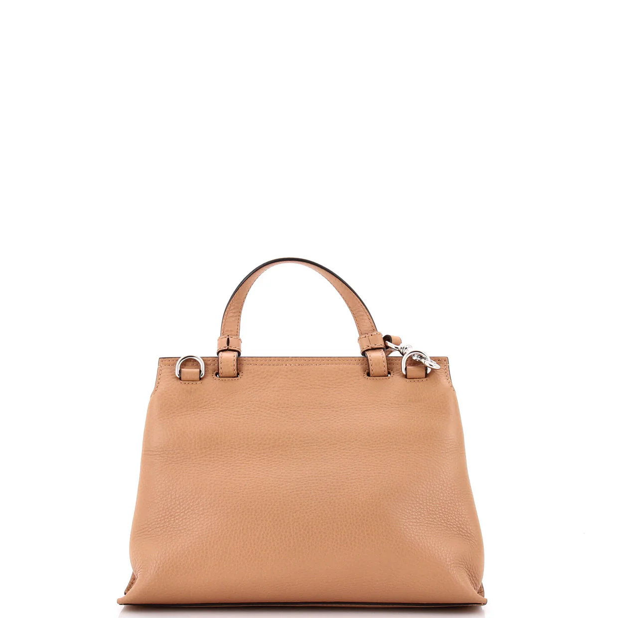 Bamboo Daily Top Handle Bag Leather Small - Deep Luxury