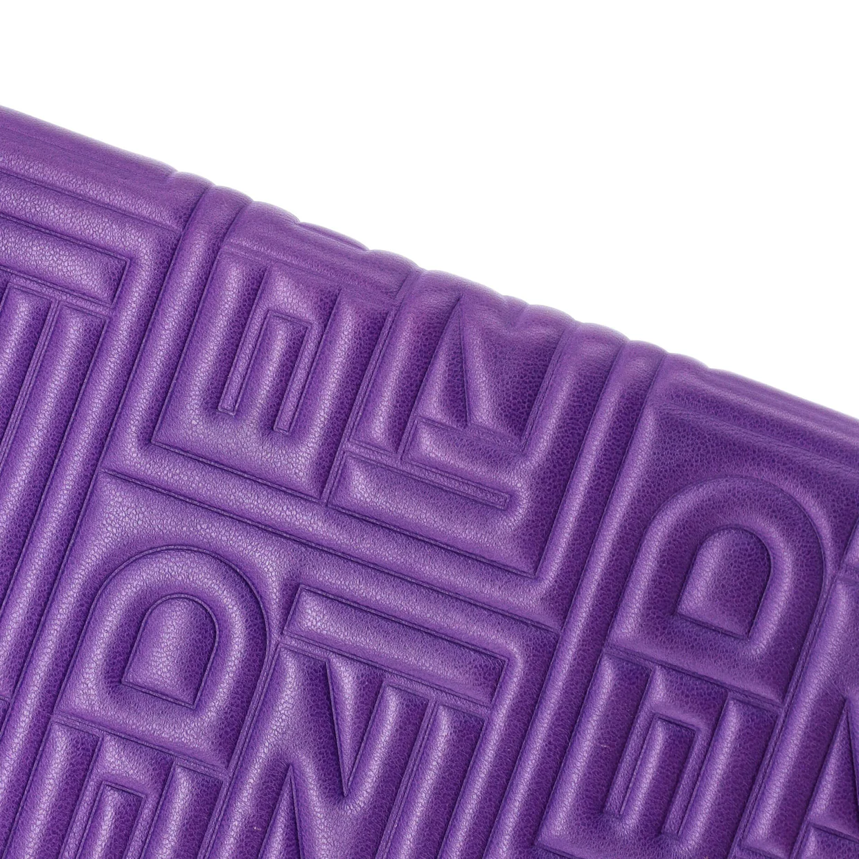 Baguette Bag Logo Embossed Leather Small - Deep Luxury