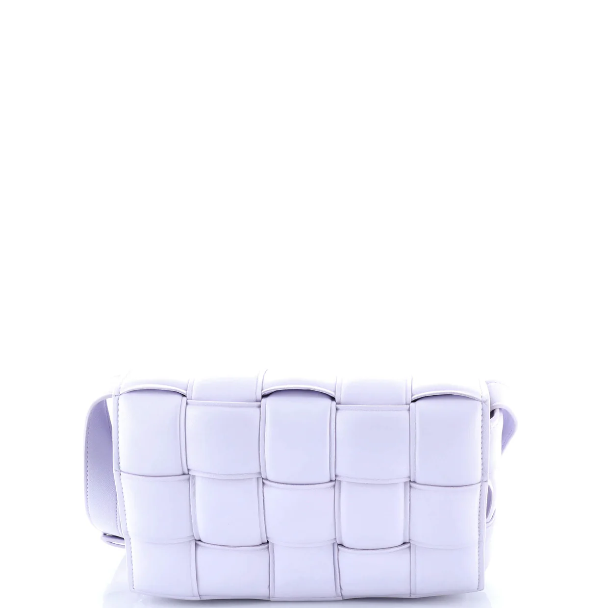 Cassette Crossbody Bag Padded Maxi Intrecciato Leather Small - Deep Luxury