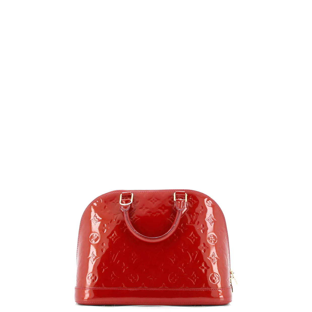 Alma Handbag Monogram Vernis PM - Deep Luxury