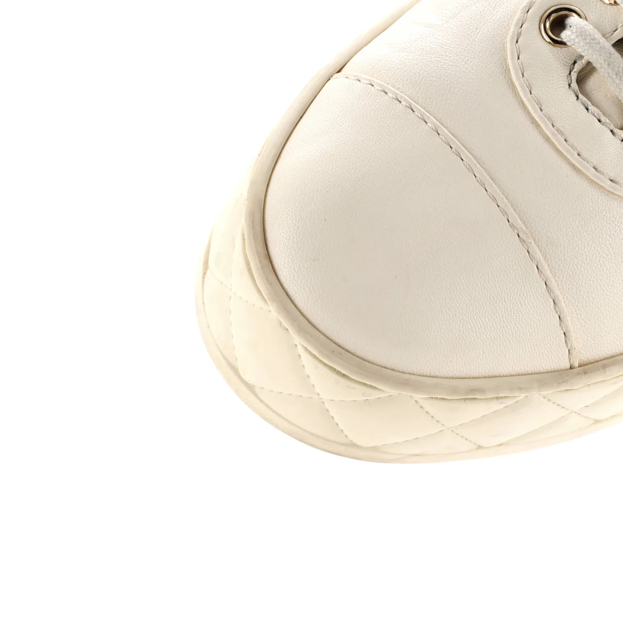 Women's Logo Strap Lace Up Sneakers Leather - Deep Luxury