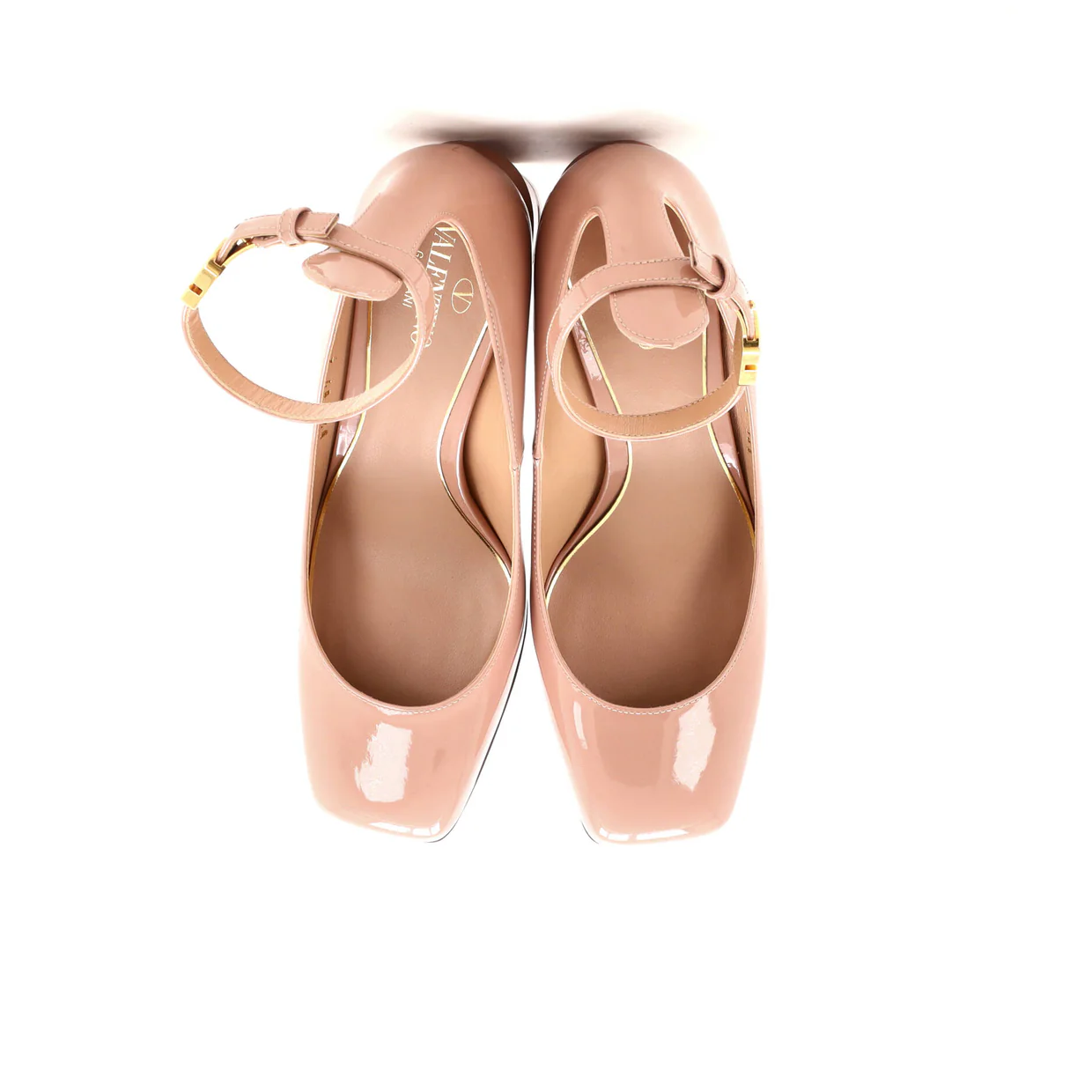 Women's Tan-Go Ankle Strap Pumps Patent 60 - Deep Luxury