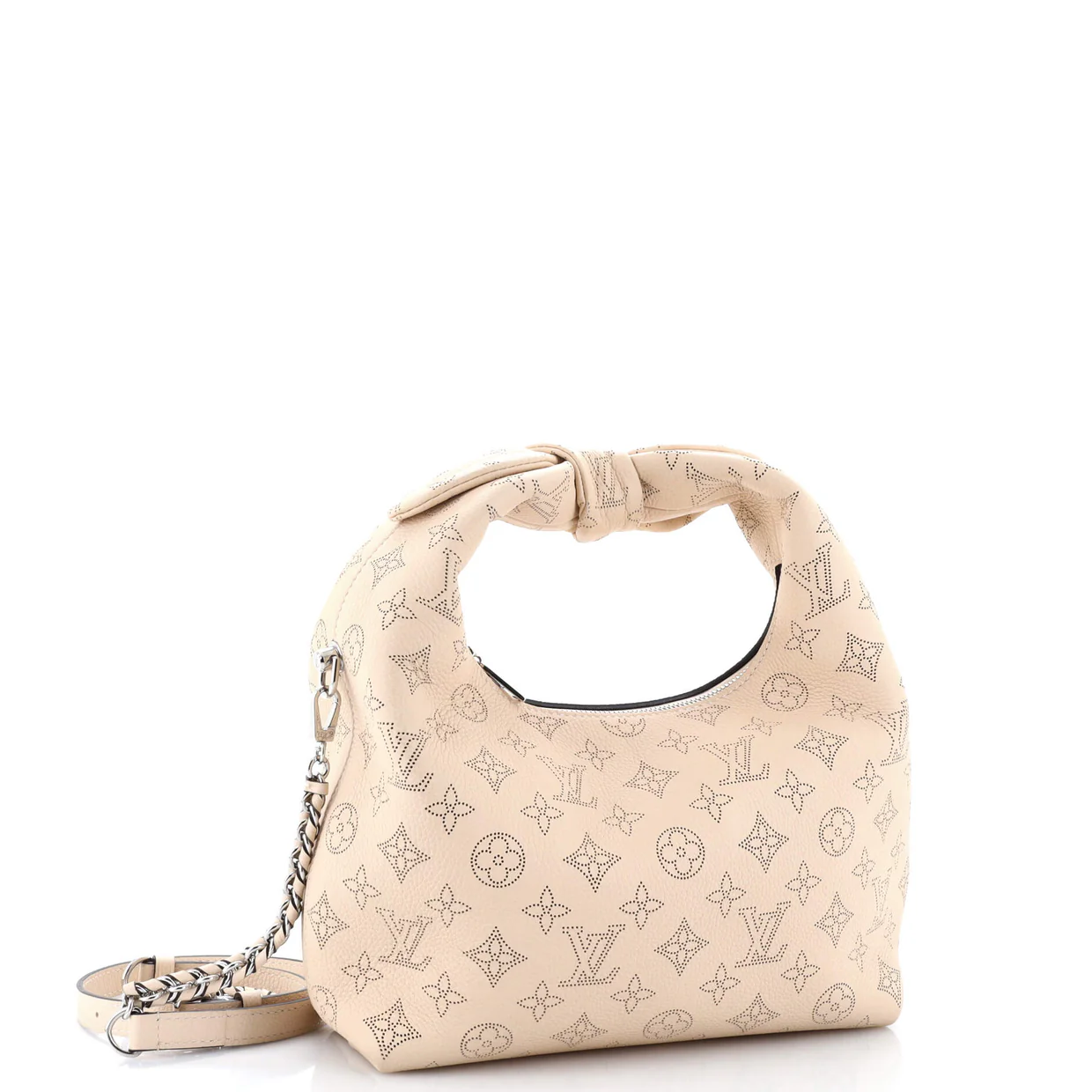 Why Knot Shoulder Bag Mahina Leather PM - Deep Luxury