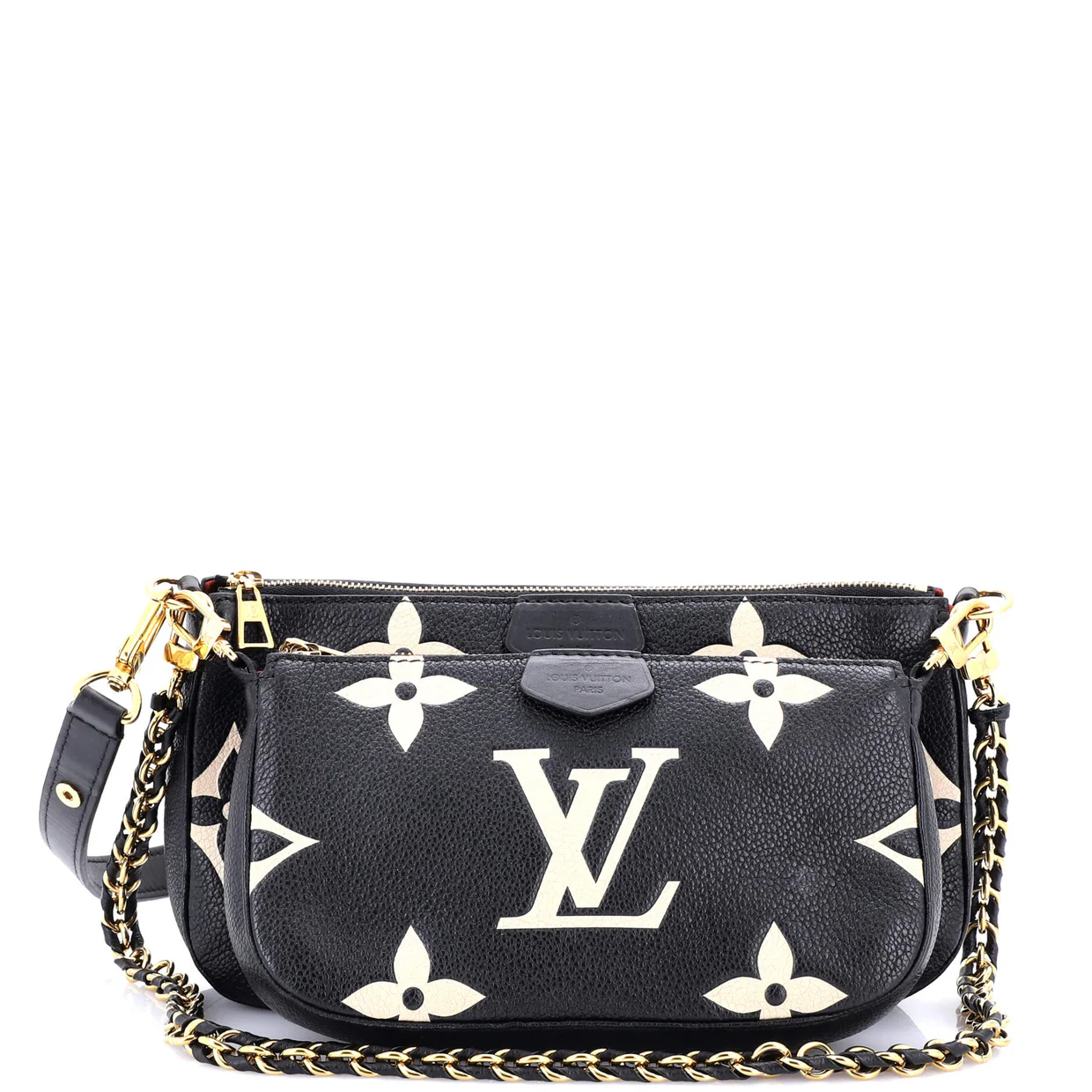 Multi Pochette Accessoires Bicolor Monogram Empreinte Giant - Deep Luxury