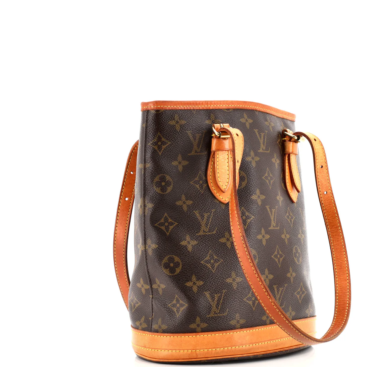 Petit Bucket Bag Monogram Canvas - Deep Luxury