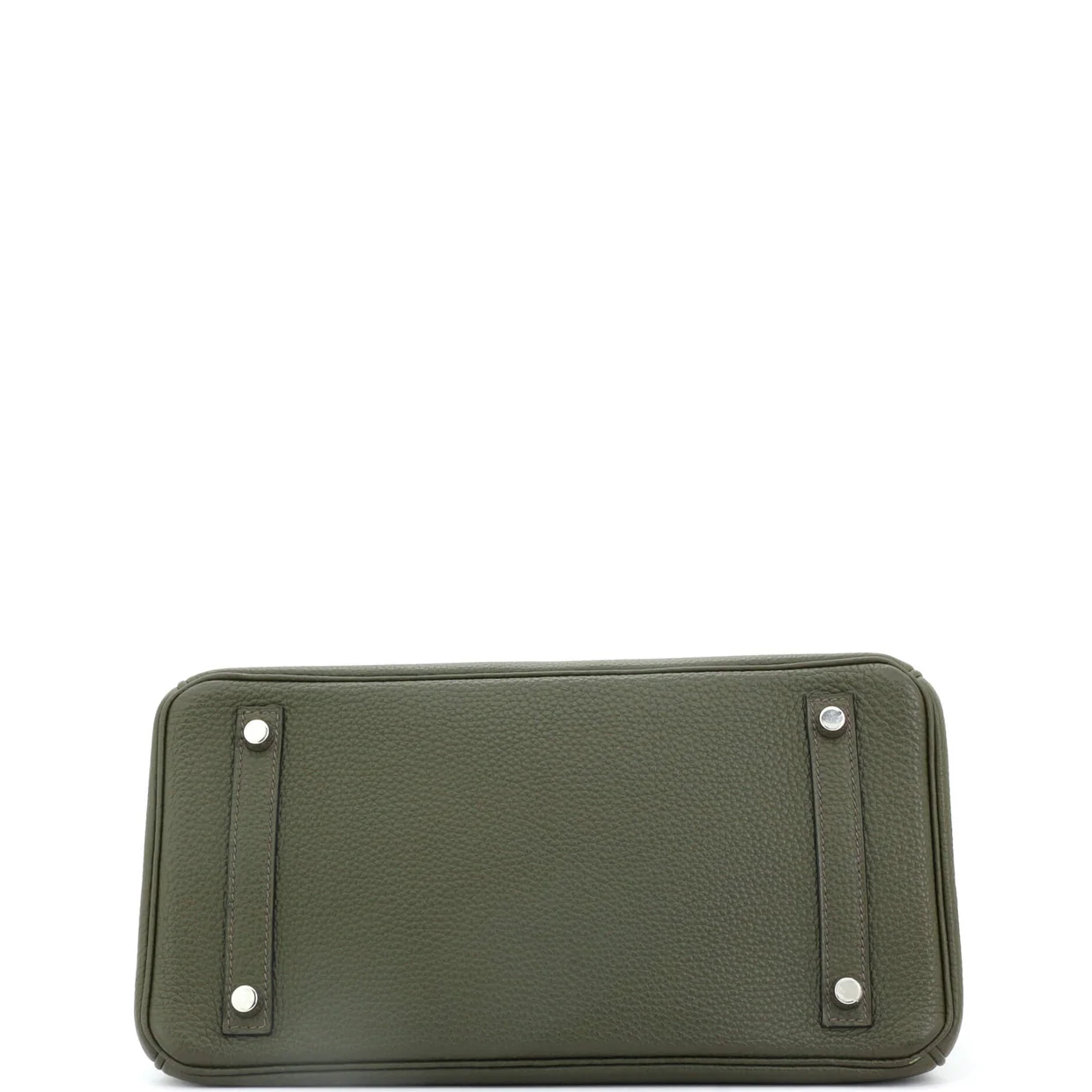 Birkin Handbag Vert Bronze Togo with Palladium Hardware 30 - Deep Luxury