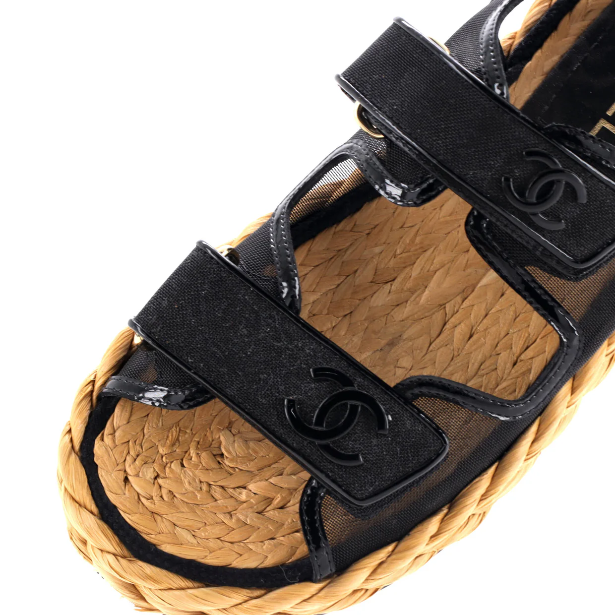 Women's Velcro Espadrille Dad Sandals Mesh - Deep Luxury