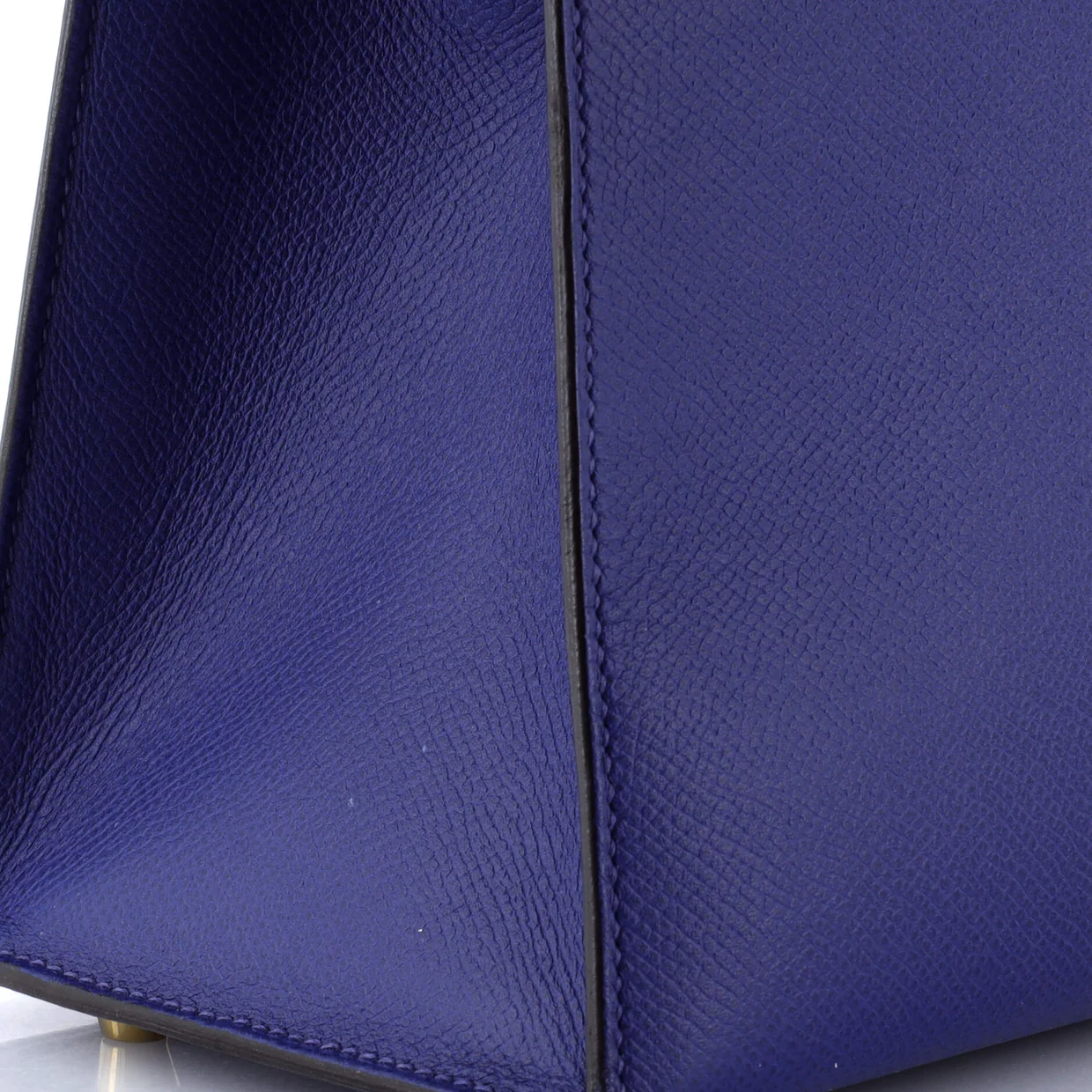 Kelly Handbag Bleu Electrique Epsom with Gold Hardware 32 - Deep Luxury