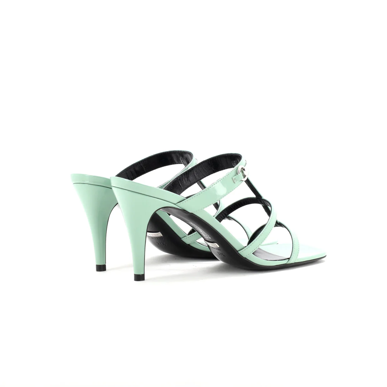 Women's Horsebit Cage Heeled Sandals Leather - Deep Luxury